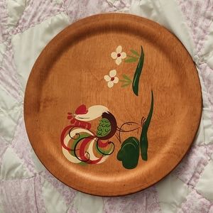 Hand crafted Woodcroftery wood charger